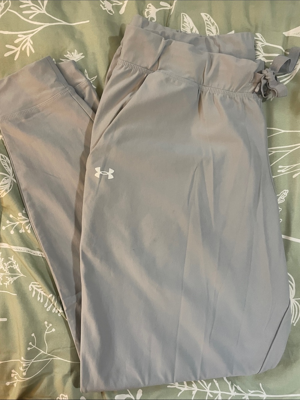 Under Armour Women's Light Gray Track Joggers